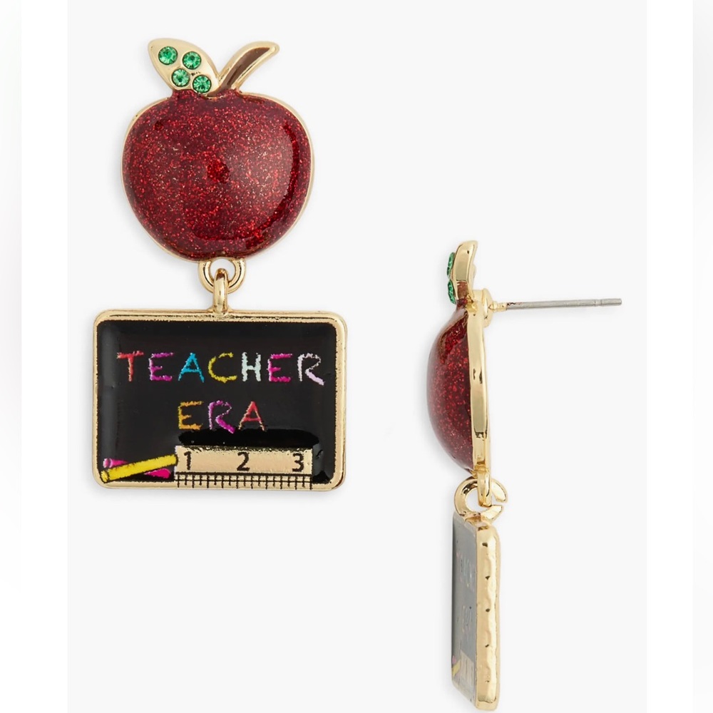 Baublebar Apple & Chalkboard ‘Teachers Era’ Drop Earrings